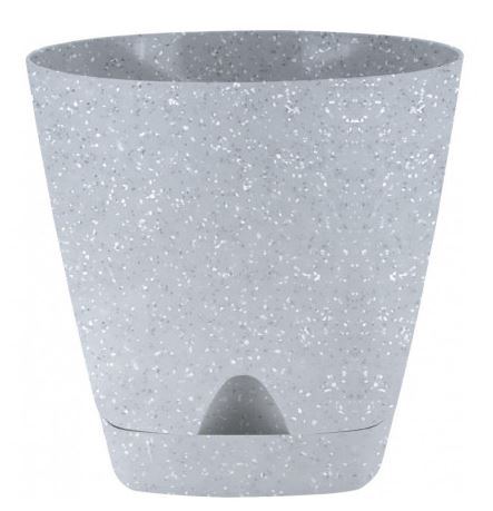 Горшок для цветов InGreen Amsterdam D250мм 8л с прикорневым поливом светлый камень